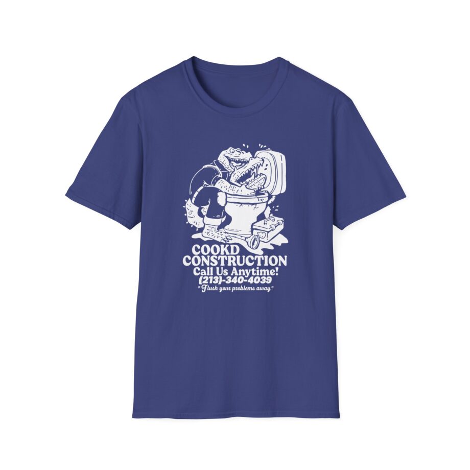 Lazarbeam  Cookd Construction Call Us Anytime Unisex Softstyle T-Shirt