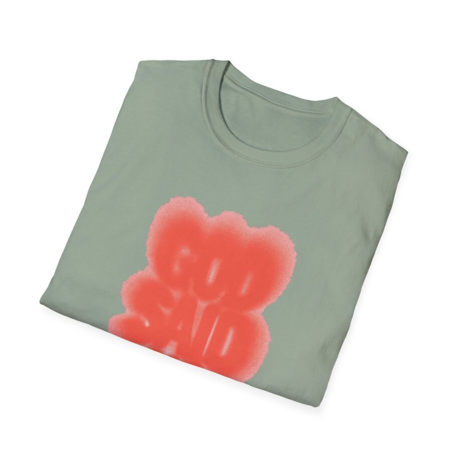 Omar Apollo God Said No Blur Unisex Softstyle T-shirt