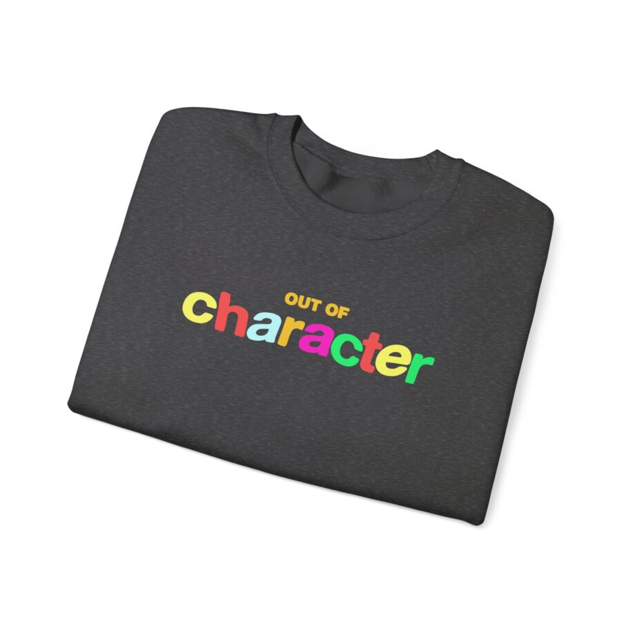 Slushy Noobz  Out Of Character Unisex Heavy Blend Crewneck Sweatshirt