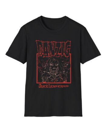 Danzig Black Laden Crown Unisex Softstyle T-shirt