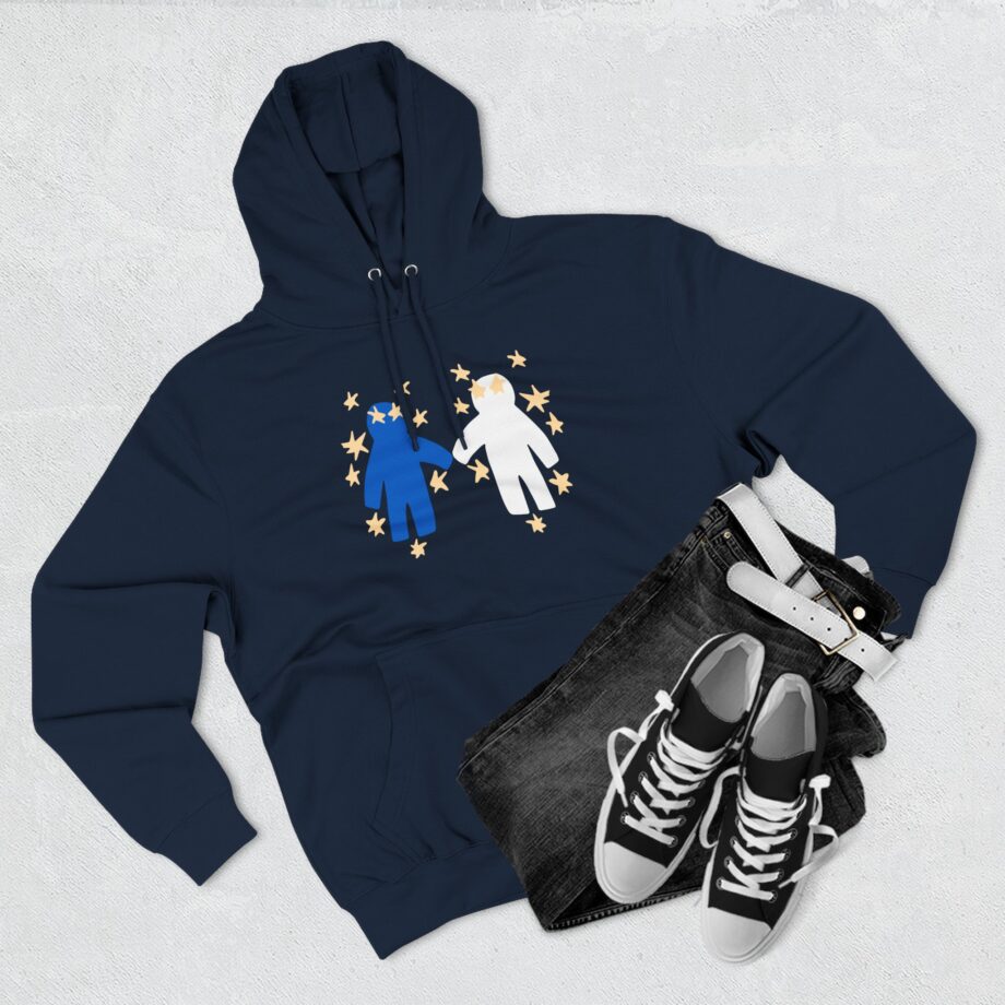Slushy Noobz  Out Of Character Three-panel Fleece Hoodie