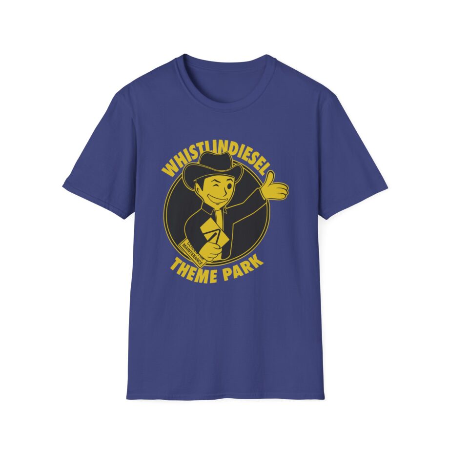 Whistlindiesel Theme Park Unisex Softstyle T-shirt