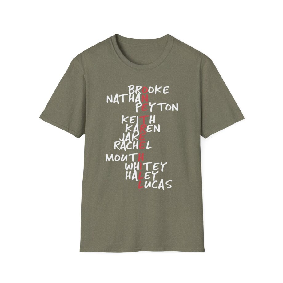 One Tree Hill Character Names Unisex Softstyle Tee