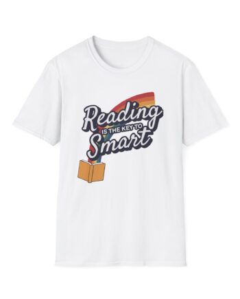 Nate Bargatze Reading is the Key to Smart Unisex Softstyle T-Shirt