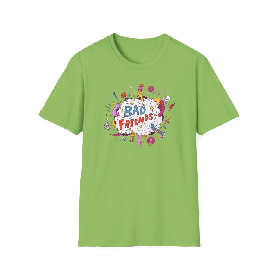 Bad Friends Fight Cloud Unisex Softstyle T-shirt