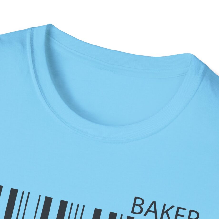 Maverick Barcode Baker Unisex Softstyle T-shirt