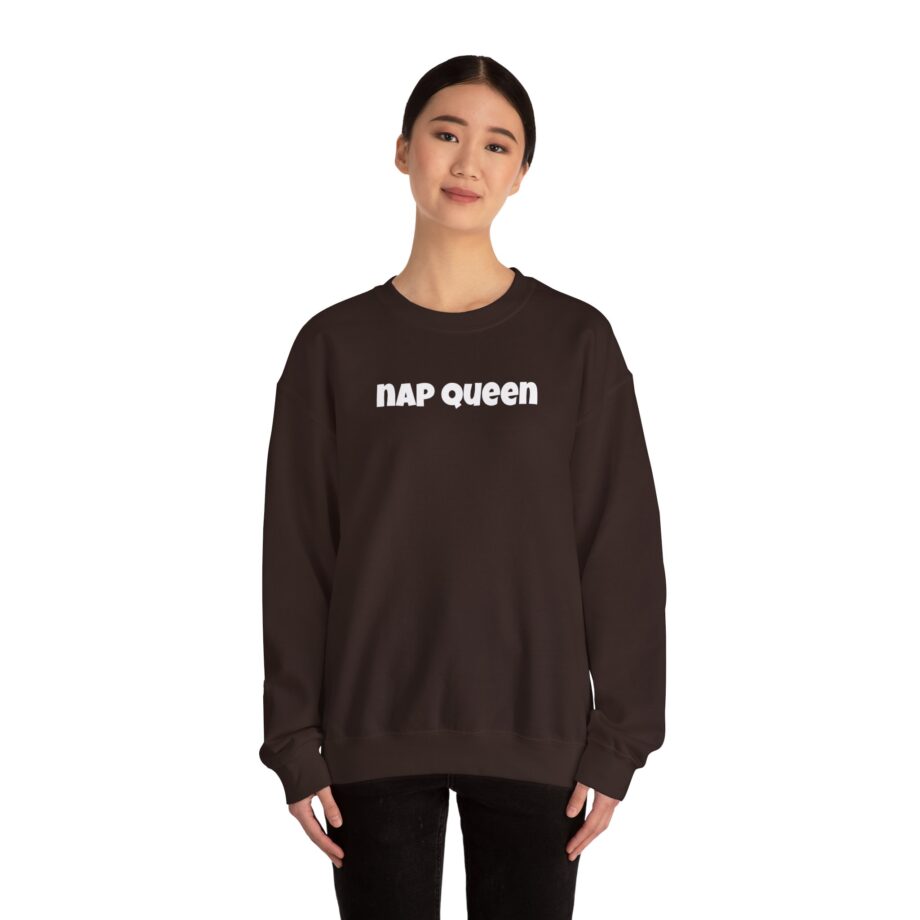 Slushy Noobz Nap Queen Unisex Heavy Blend Crewneck Sweatshirt