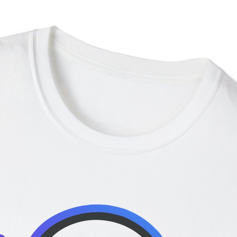 Ninja Ghosty Blue Dye Unisex Softstyle T-shirt