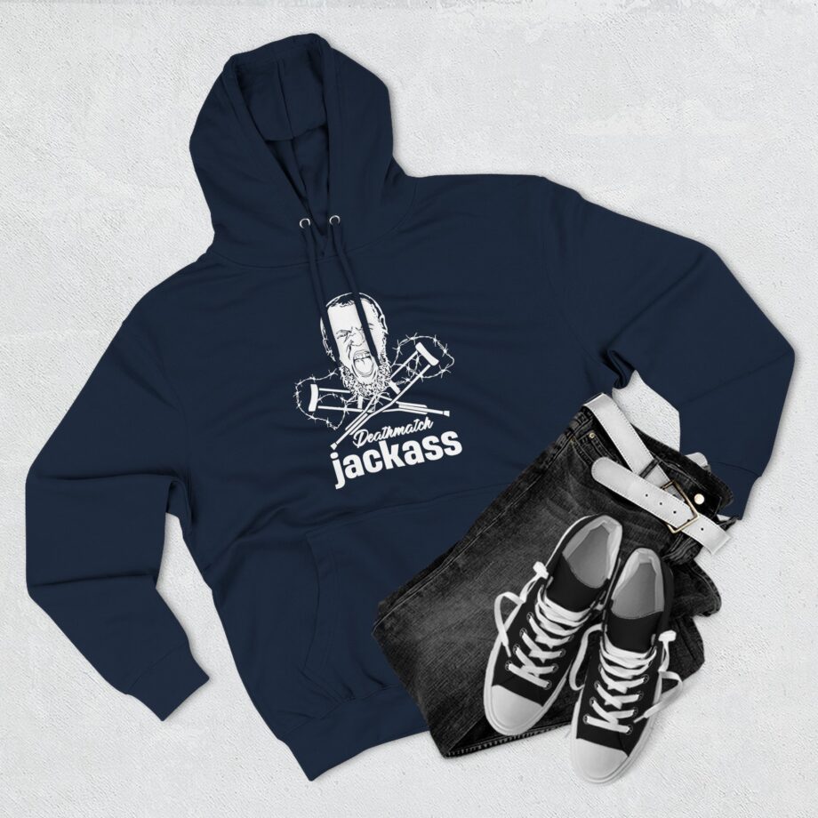 Dale Patricks-deathmatch Jackass Three-Panel Fleece Hoodie