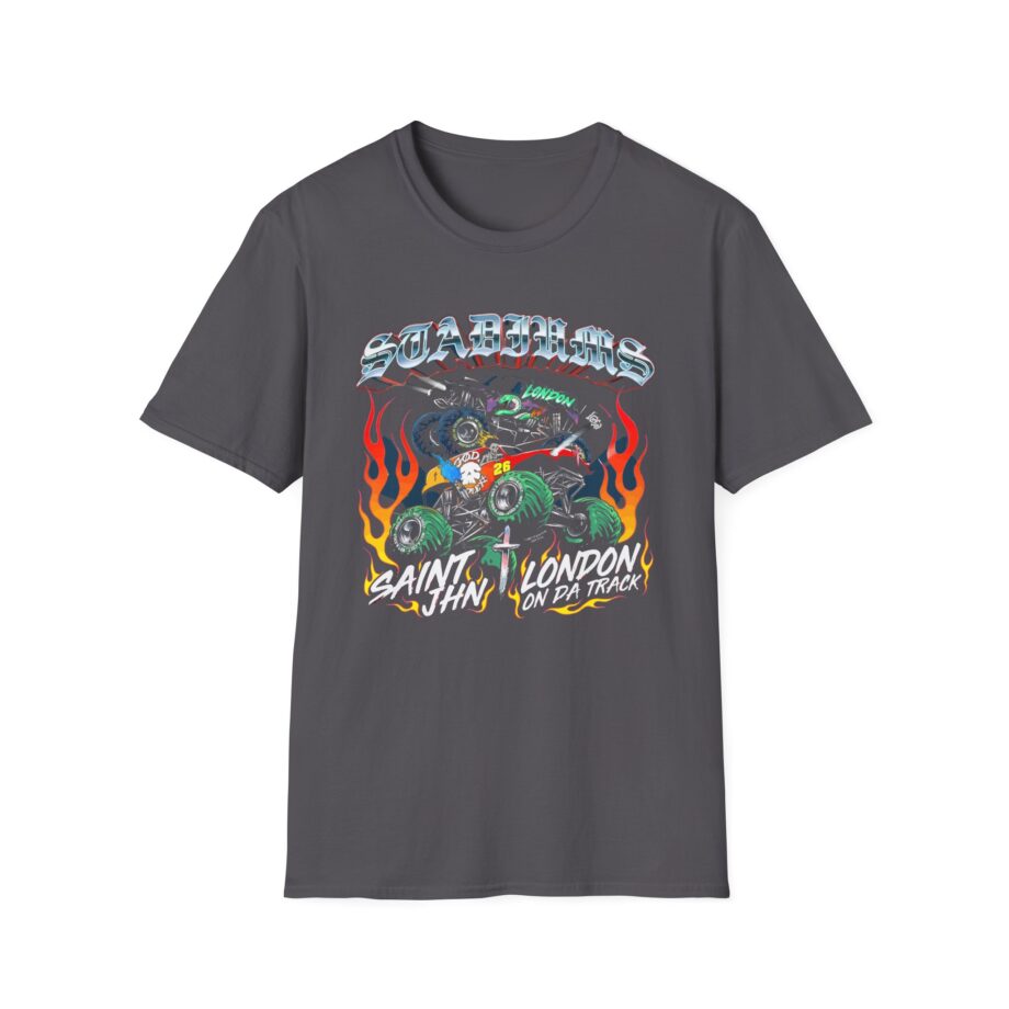 Saint Jhn Stadiums With London on Da Track Unisex Softstyle T-Shirt