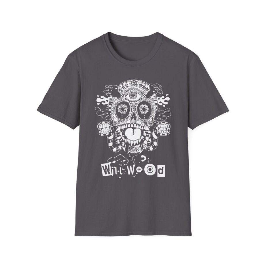 Will Wood Host Skull Unisex Softstyle T-shirt