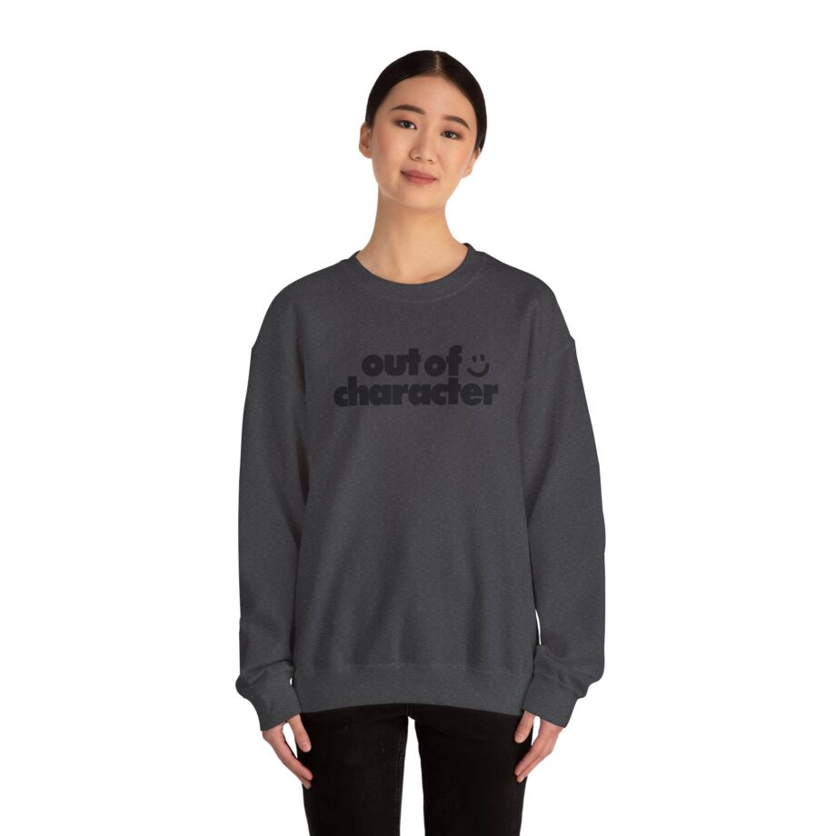 Slushy Noobz Out of Character Unisex Heavy Blend Crewneck Sweatshirt