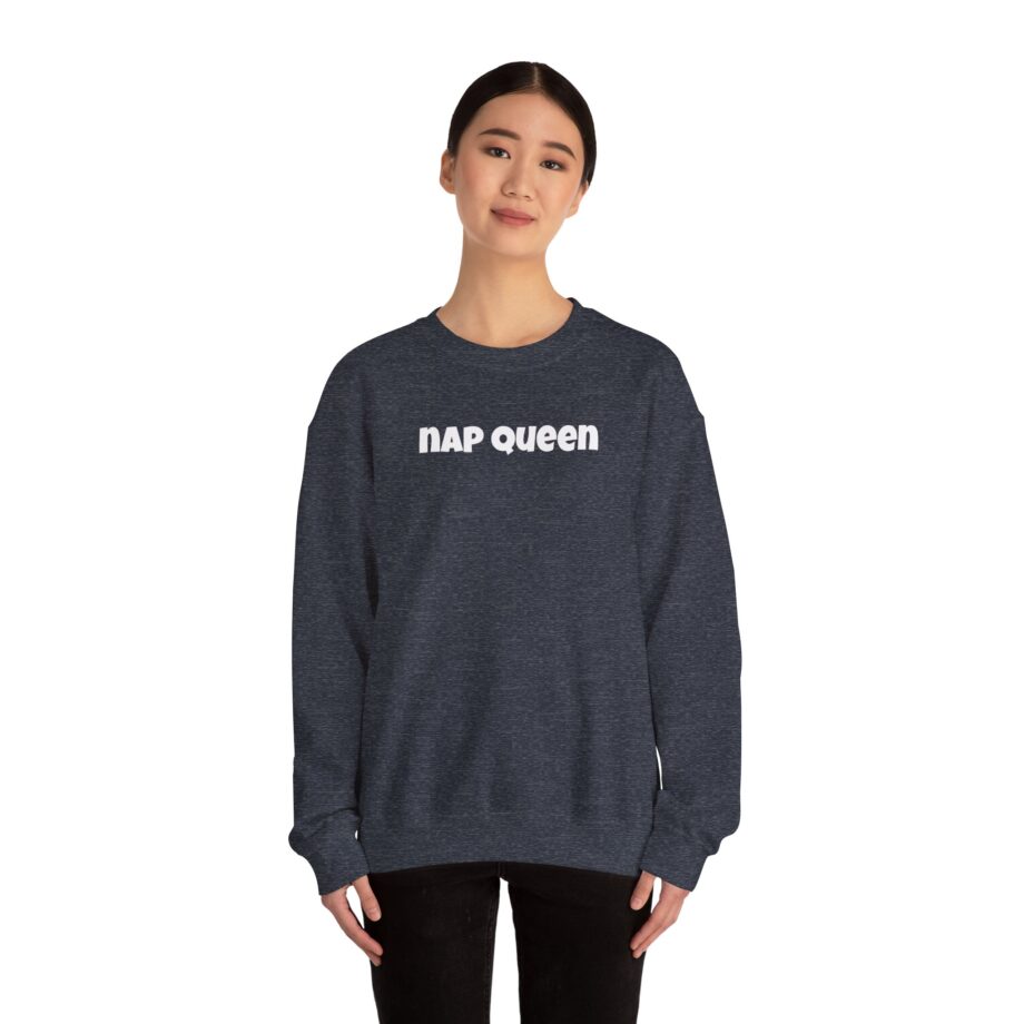Slushy Noobz Nap Queen Unisex Heavy Blend Crewneck Sweatshirt