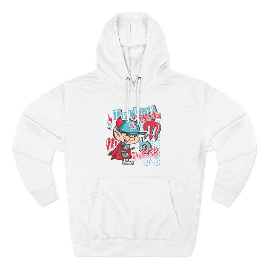 Trevor Bauer Diablo's Cartoon Three-Panel Fleece Hoodie