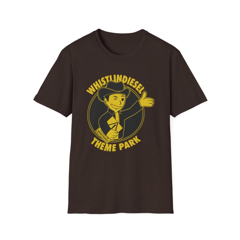 Whistlindiesel Theme Park Unisex Softstyle T-shirt