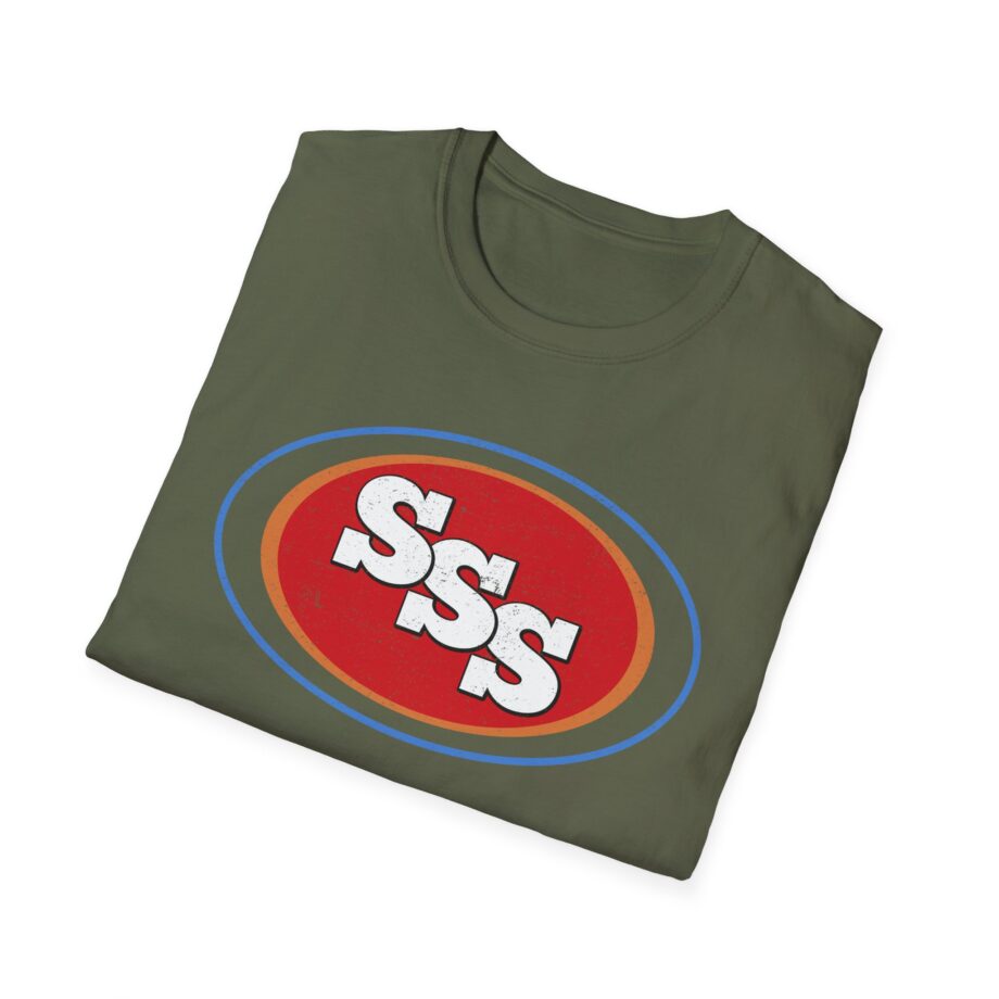 Seasick Steve Sss Oval Acid Unisex Softstyle T-Shirt