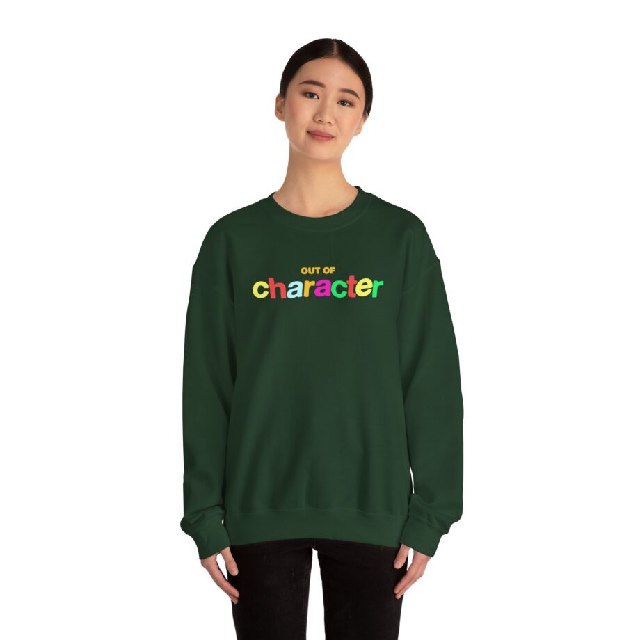Slushy Noobz  Out Of Character Unisex Heavy Blend Crewneck Sweatshirt