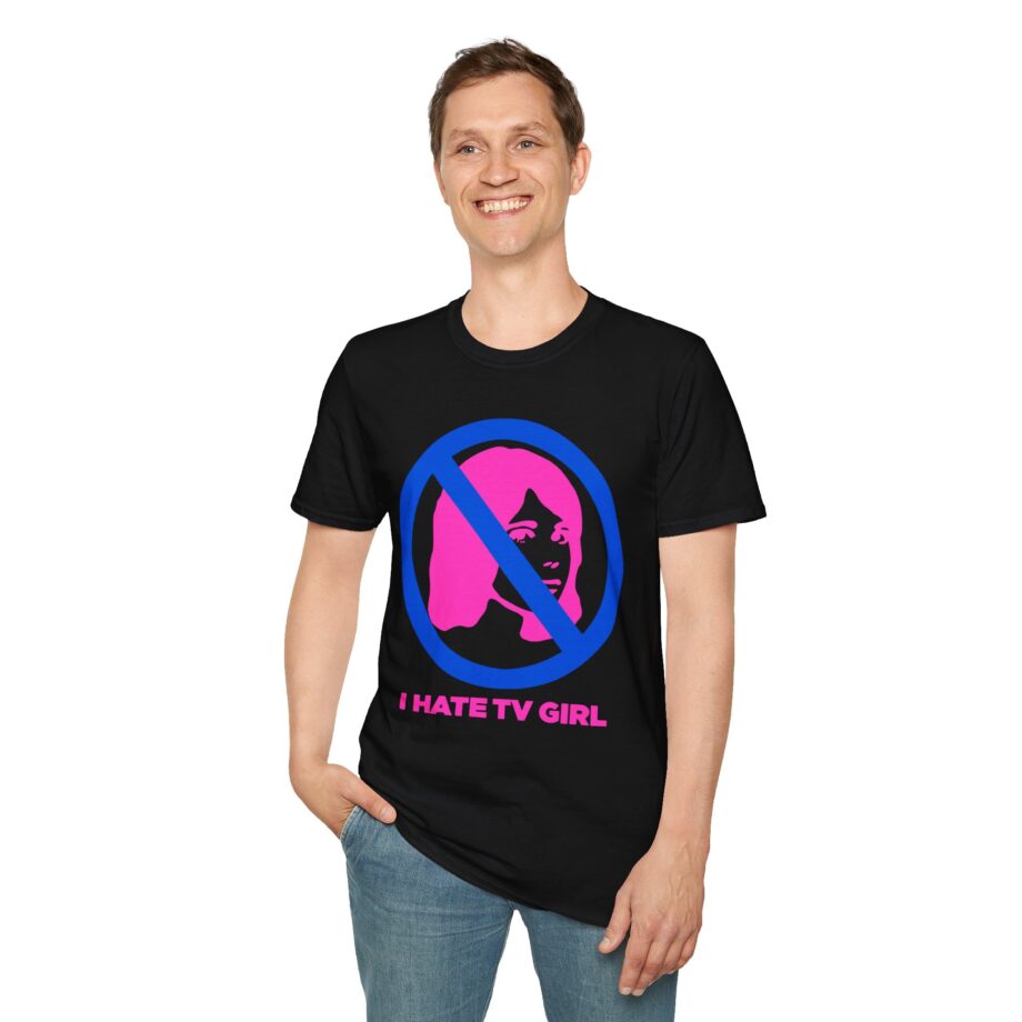 I Hate Tv Girl Unisex Softstyle T-shirt