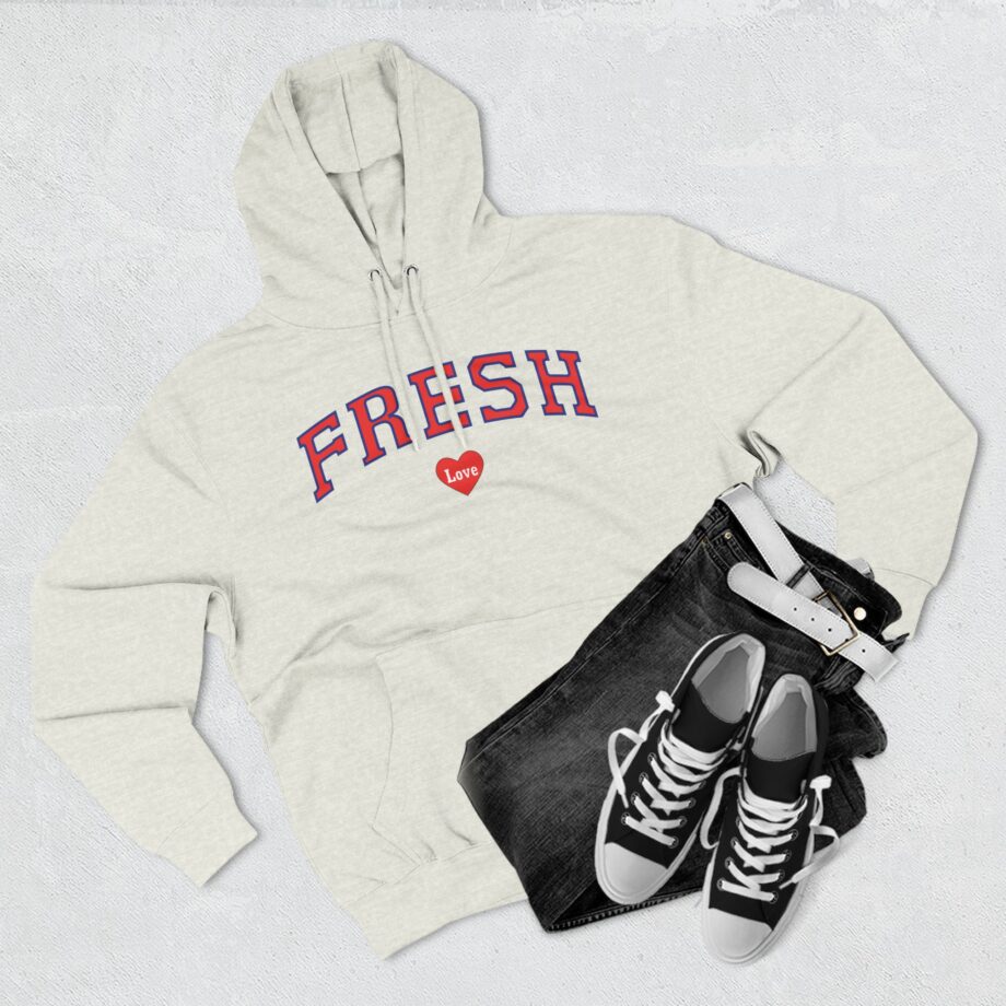 Fresh Love Heart  Three-panel Fleece Hoodie