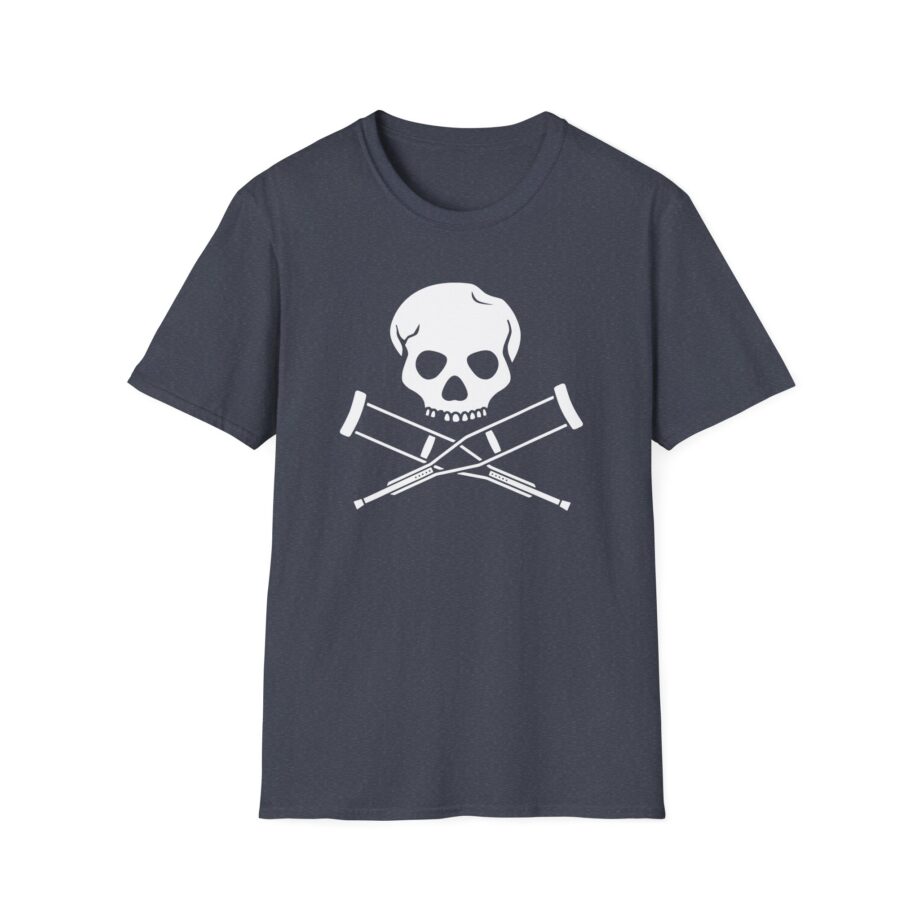 Jackass Skull and Crutches Unisex Softstyle T-Shirt