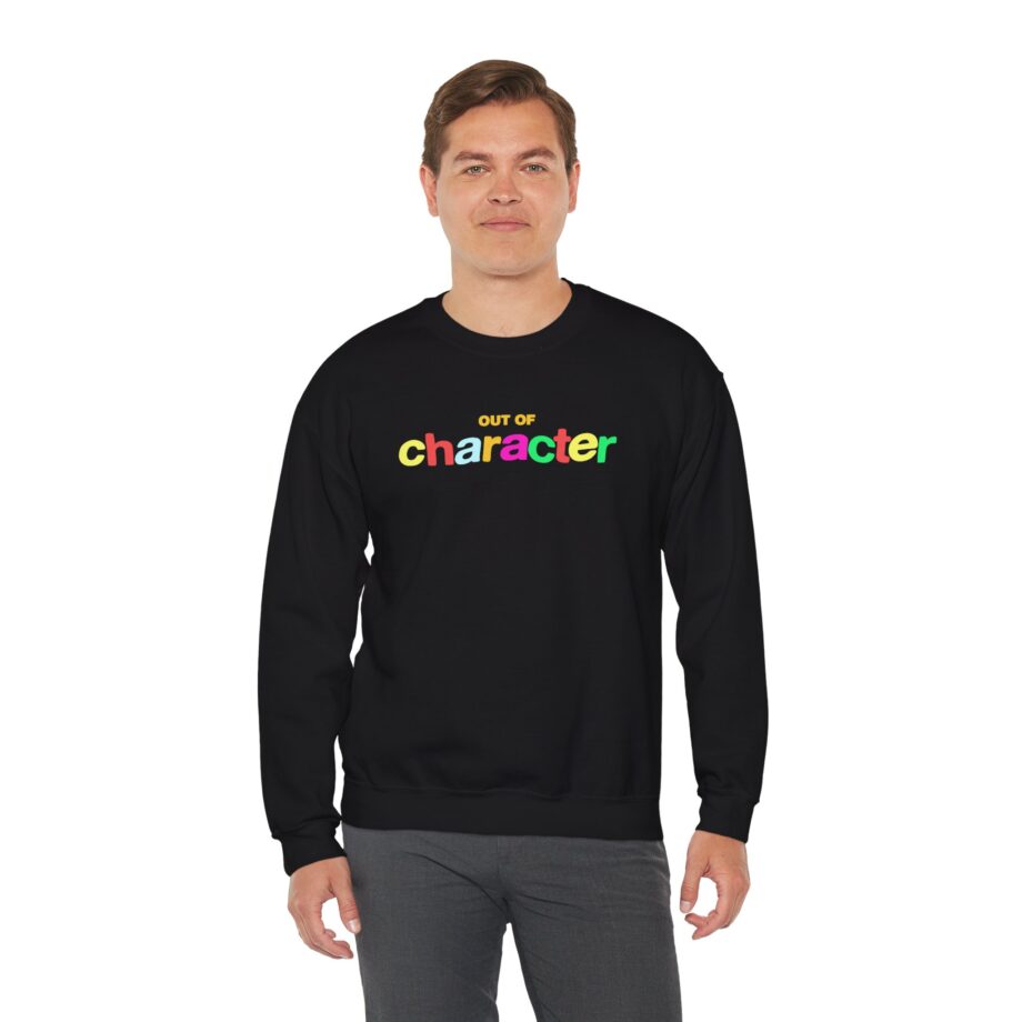 Slushy Noobz  Out Of Character Unisex Heavy Blend Crewneck Sweatshirt
