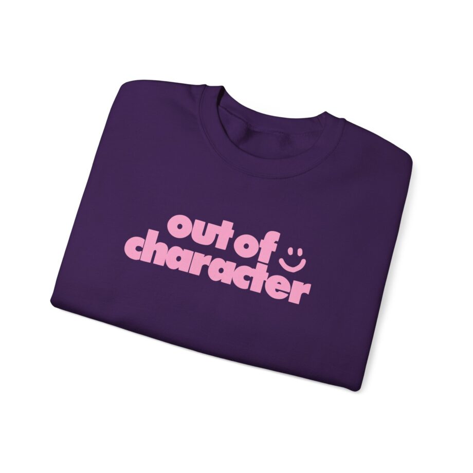 Slushy Noobz  Out Of Character Unisex Heavy Blend Crewneck Sweatshirt