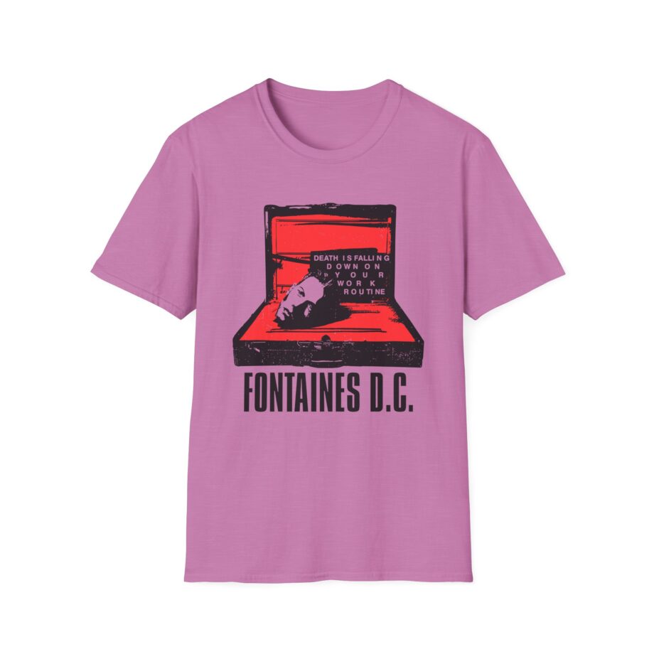 Fontaines Death Is Falling Down On Your Work Routine Unisex Softstyle T-Shirt