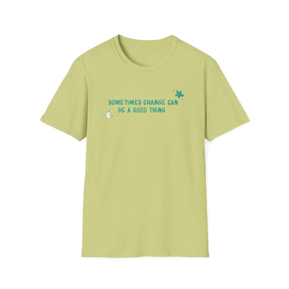Heartstopper Sometimes Change Can Be a Good Thing Unisex Softstyle T-Shirt