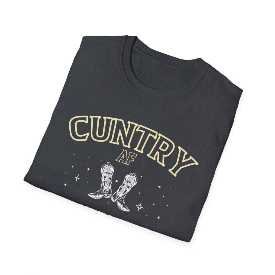 Sadie Crowell Cuntry Af Cropped Unisex Softstyle T-shirt