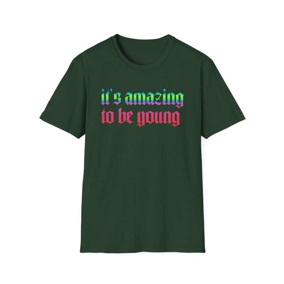 Fontaines It's Amazing To Be Young  Unisex Softstyle T-Shirt