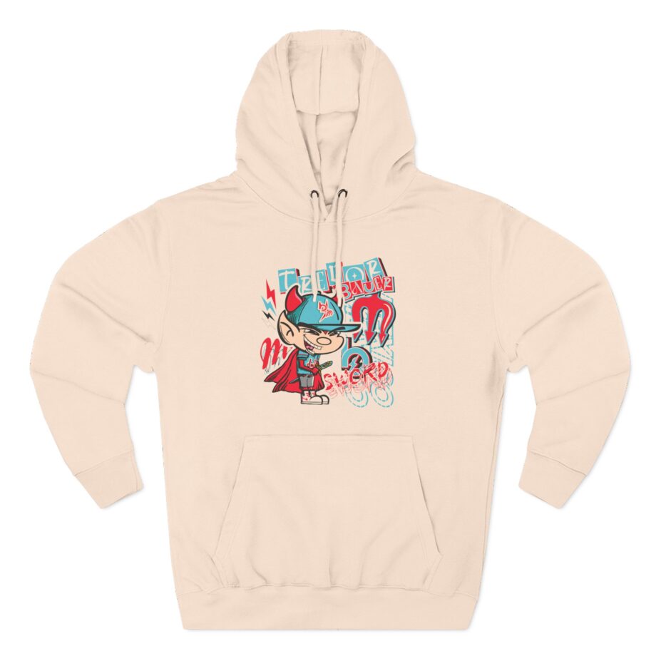 Trevor Bauer Diablo's Cartoon Three-Panel Fleece Hoodie