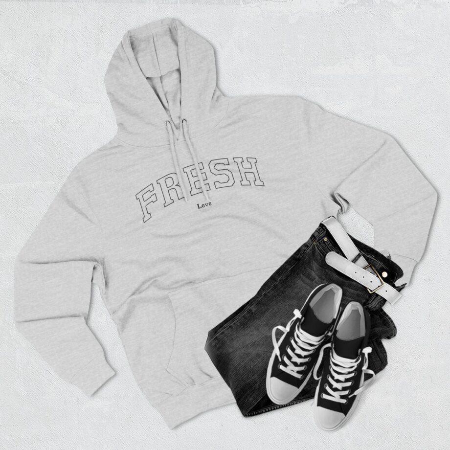 Fresh Love Varsity Three-Panel Fleece Hoodie