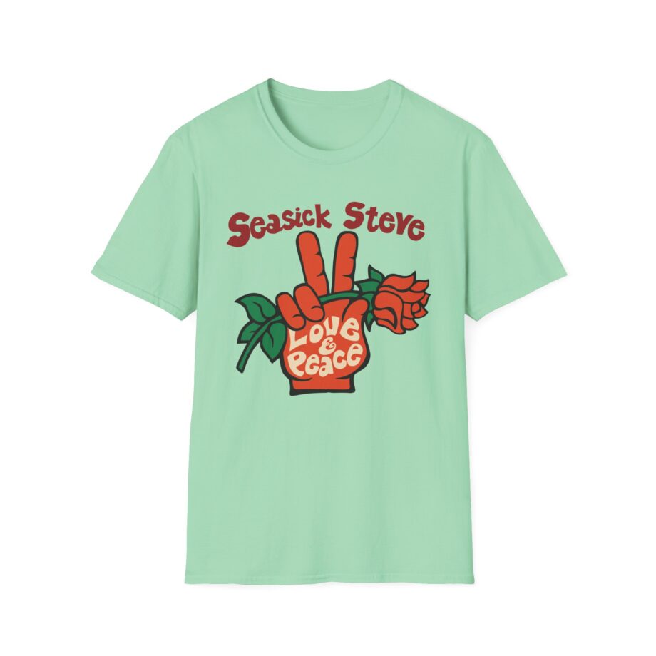 Seasick Steve Love & Peace Unisex Softstyle T-Shirt