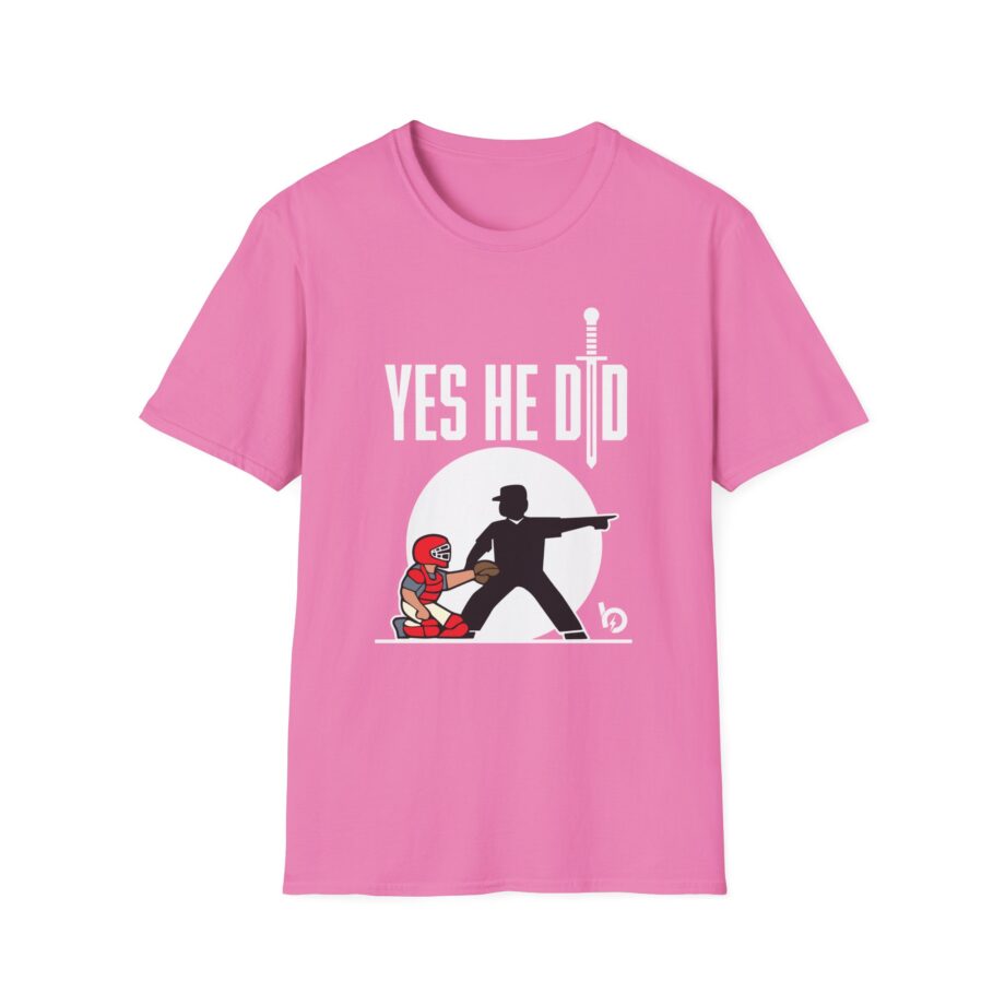 Trevor Bauer Yes He Did Unisex Softstyle T-Shirt