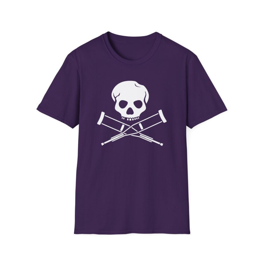 Jackass Skull and Crutches Unisex Softstyle T-Shirt