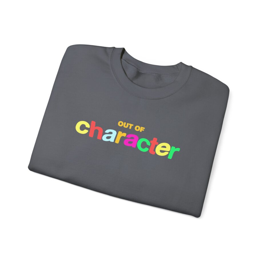 Slushy Noobz  Out Of Character Unisex Heavy Blend Crewneck Sweatshirt