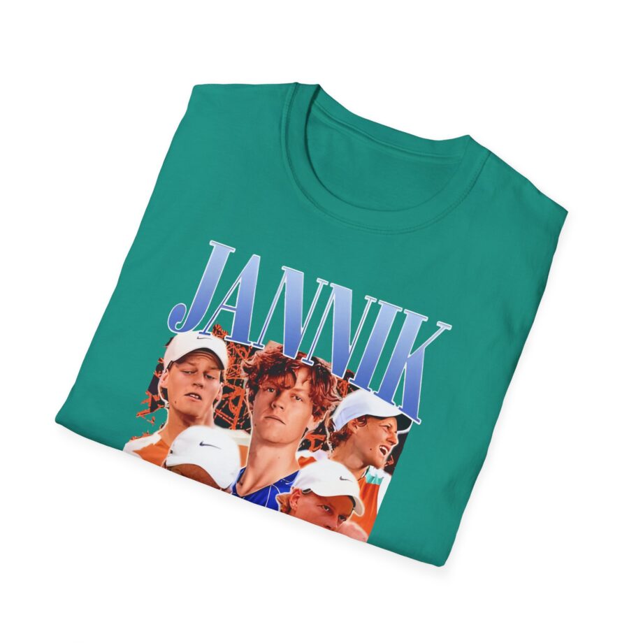 Jannik Sinner Retro Art Unisex Softstyle T-Shirt