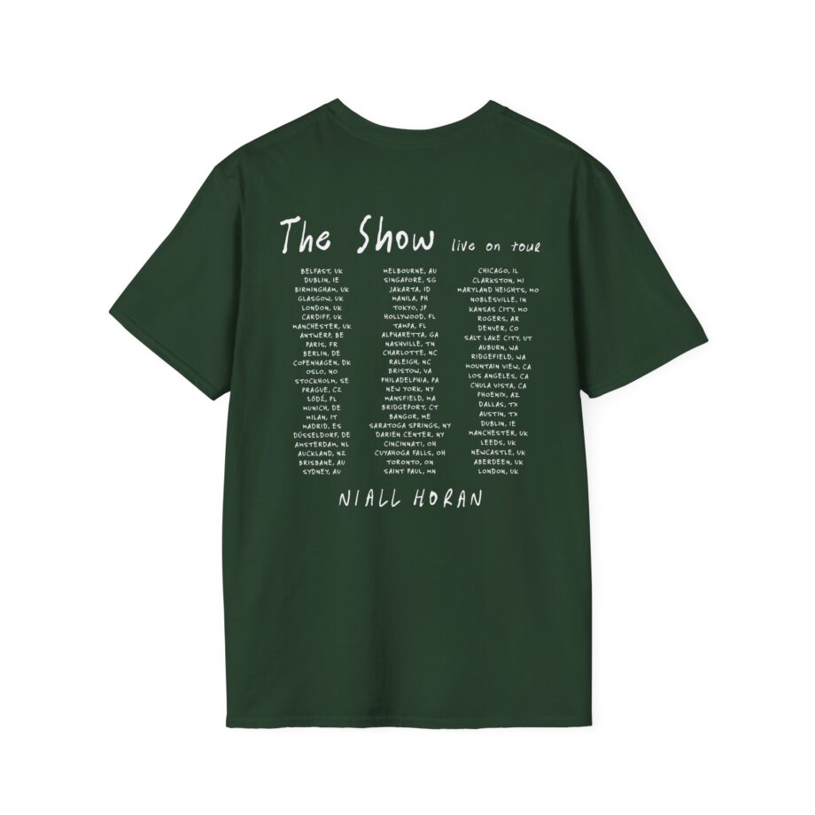 Niall Horan the Show Photo Dates  Unisex Softstyle T-shirt