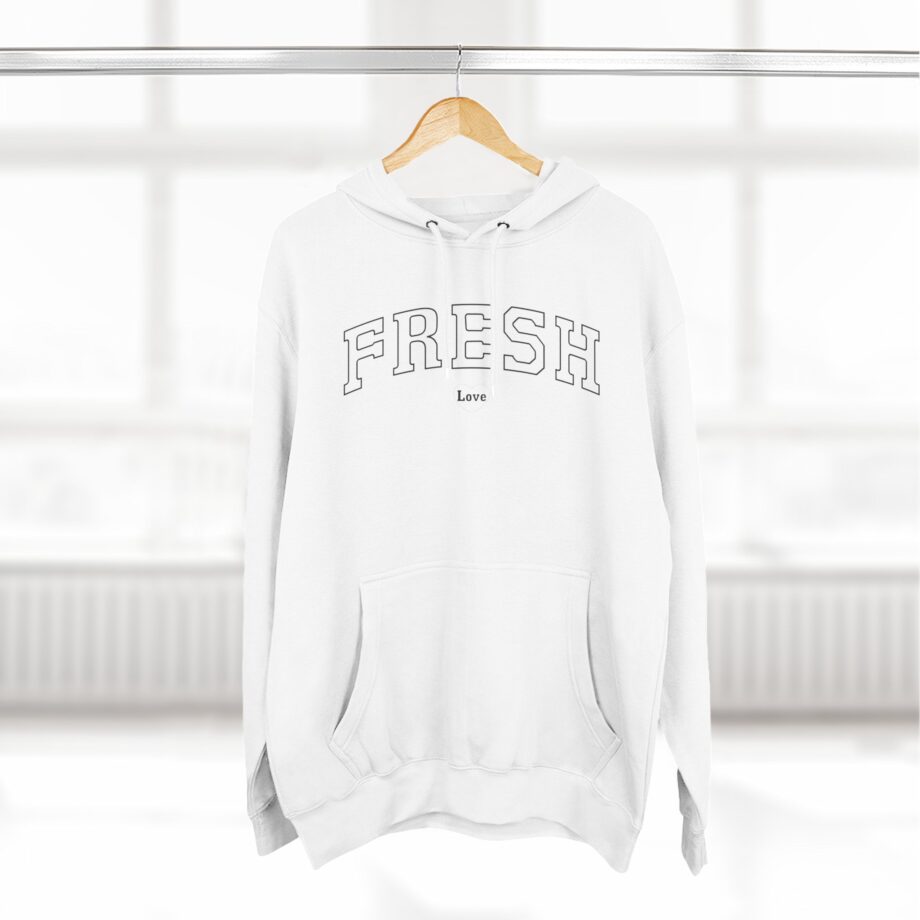 Fresh Love Varsity Three-Panel Fleece Hoodie