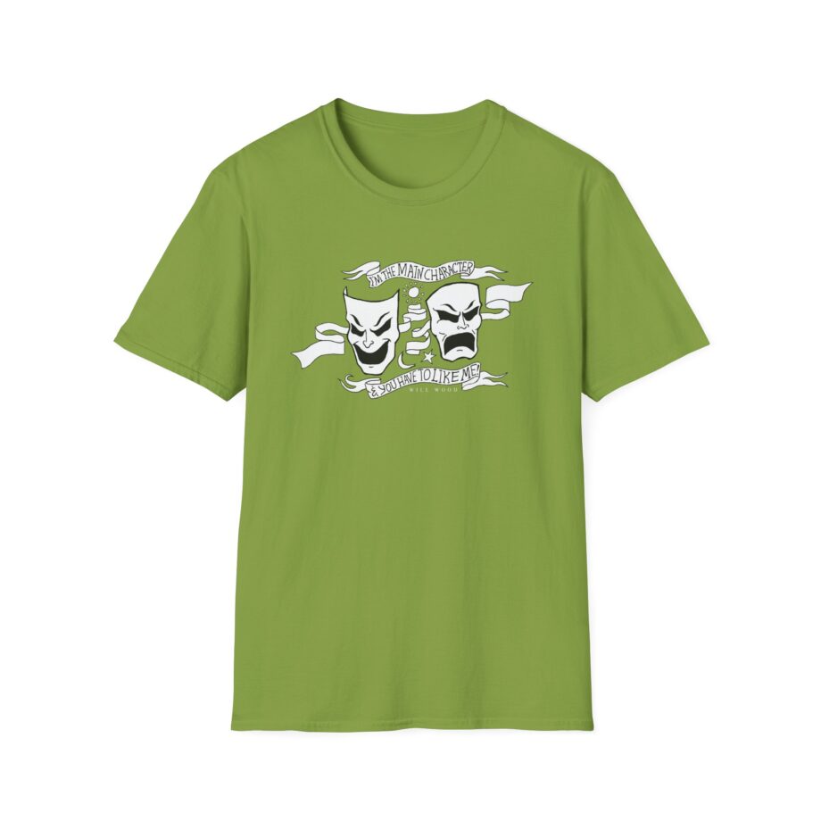 Will Wood the Main Character Unisex Softstyle T-shirt