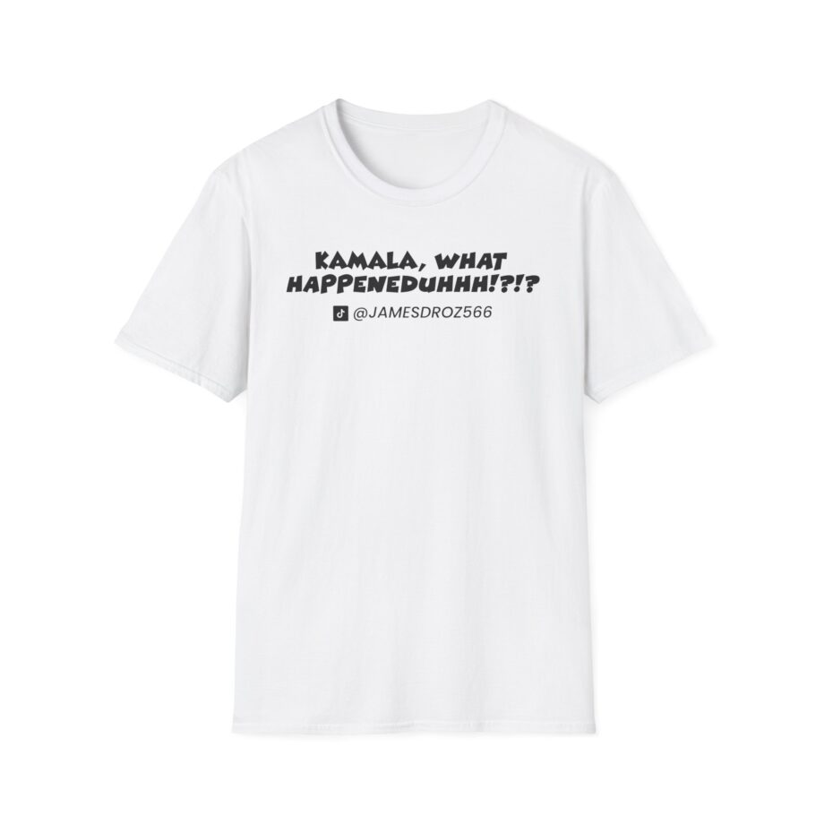 James Droz What Happeneduhhh Unisex Softstyle T-shirt