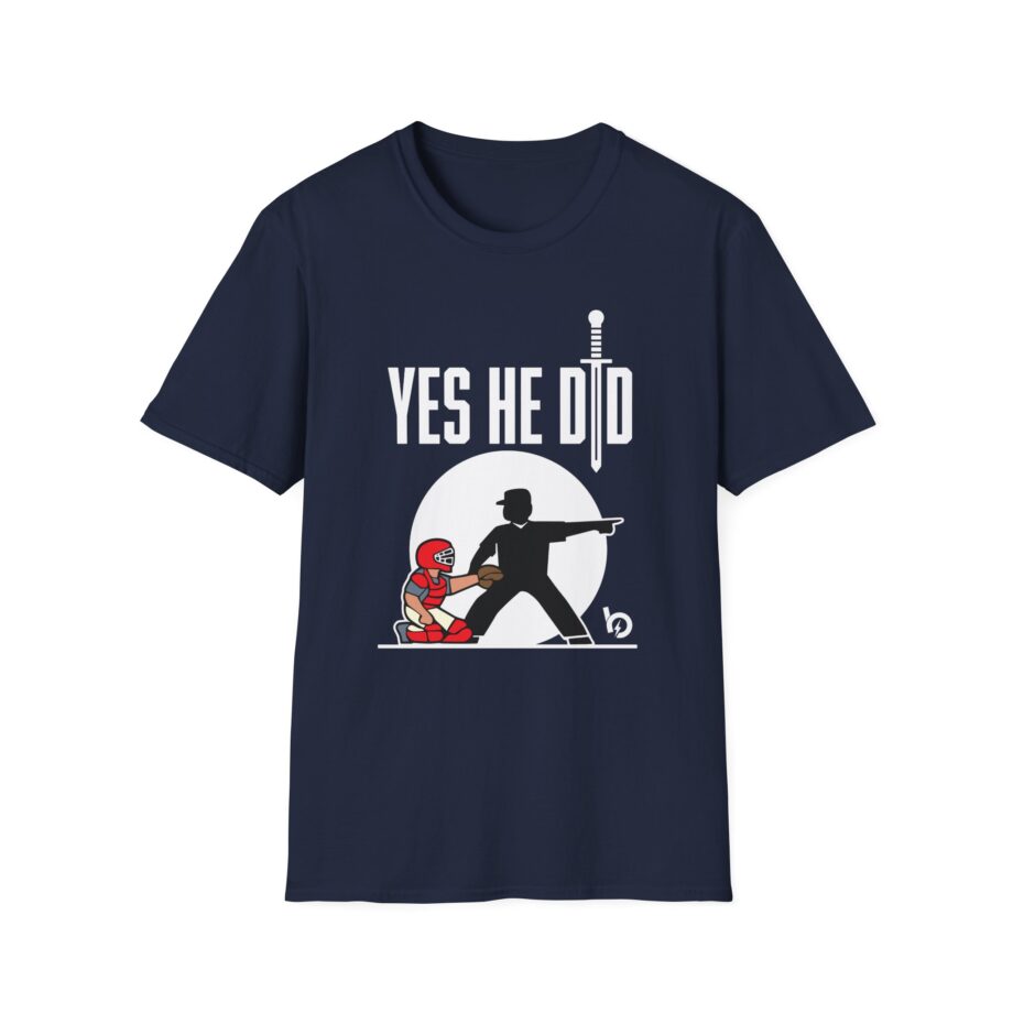 Trevor Bauer Yes He Did Unisex Softstyle T-Shirt