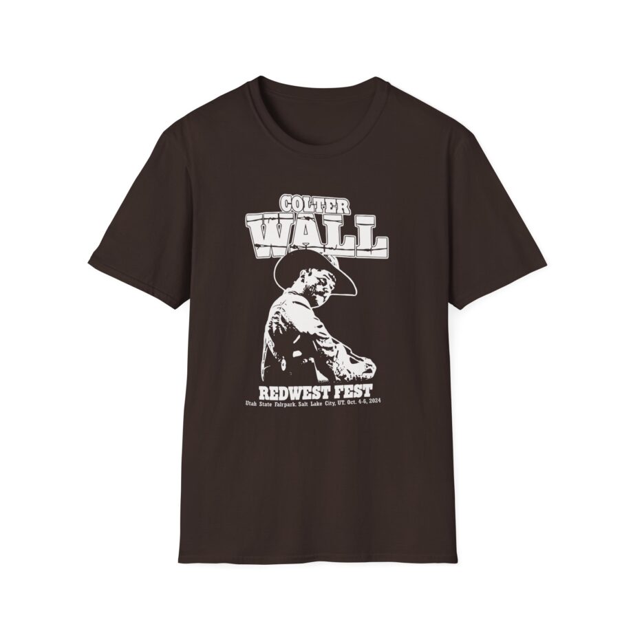 Colter Wall Redwest Fest Unisex Softstyle T-shirt