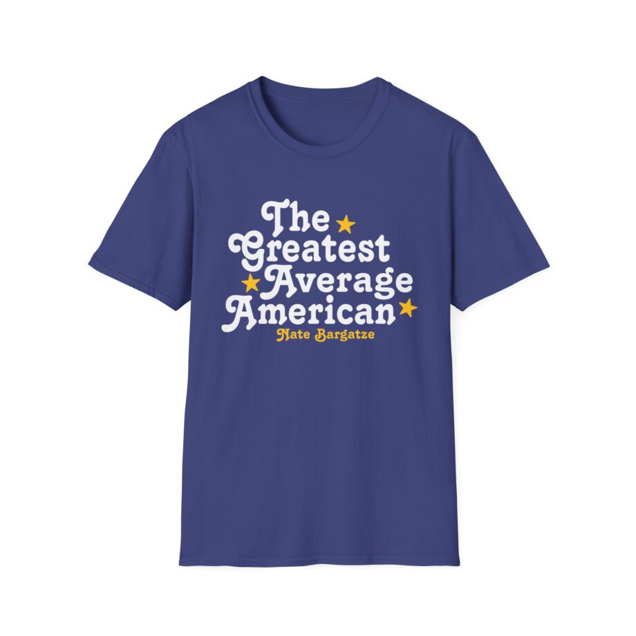 The Greatest Average American Nate Bargatze Unisex Softstyle T-Shirt