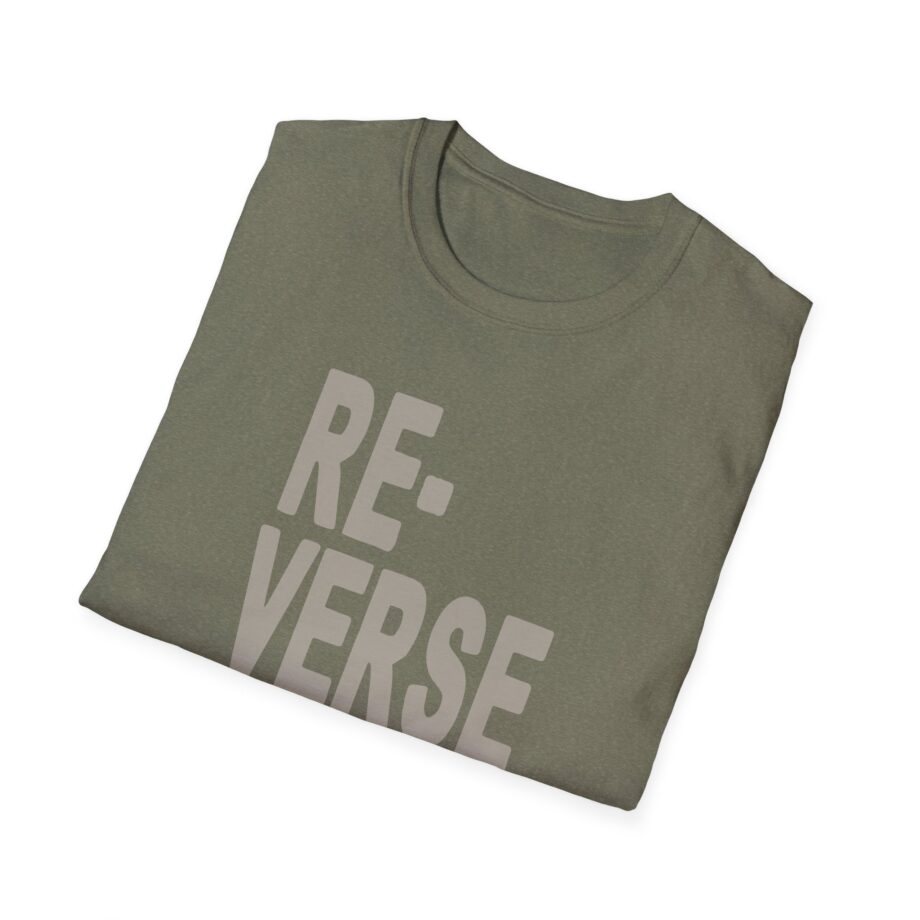 Armchair Expert Reverse Back Unisex Softstyle T-shirt