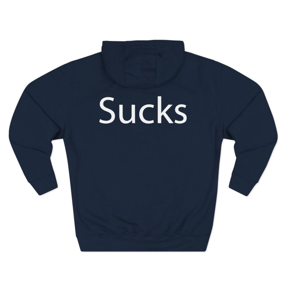 Martin Sucks Three-panel Fleece Hoodie