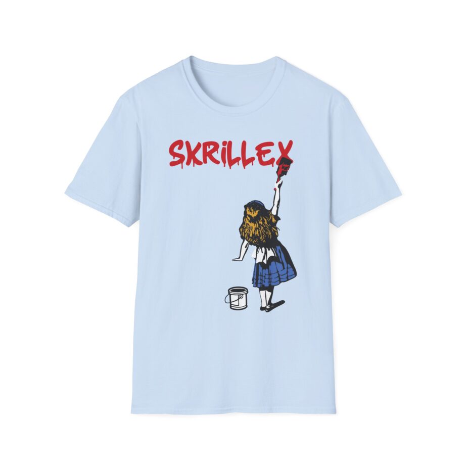 skrillex red girl Unisex Softstyle T-Shirt