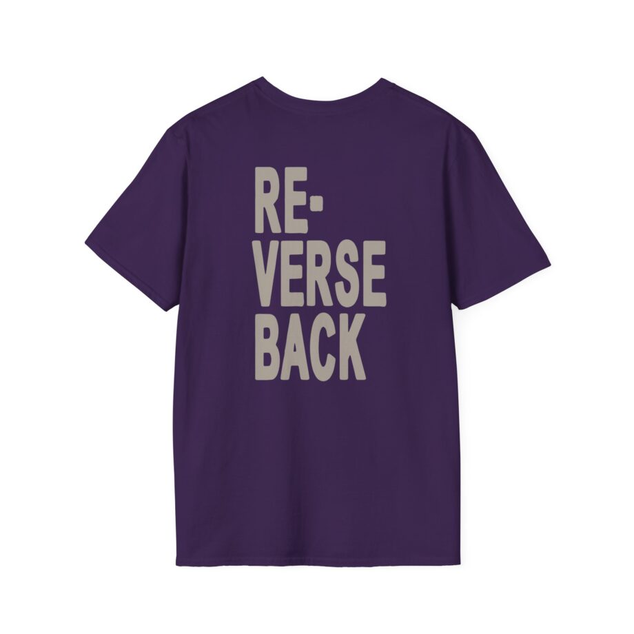 Armchair Expert Reverse Back Unisex Softstyle T-shirt