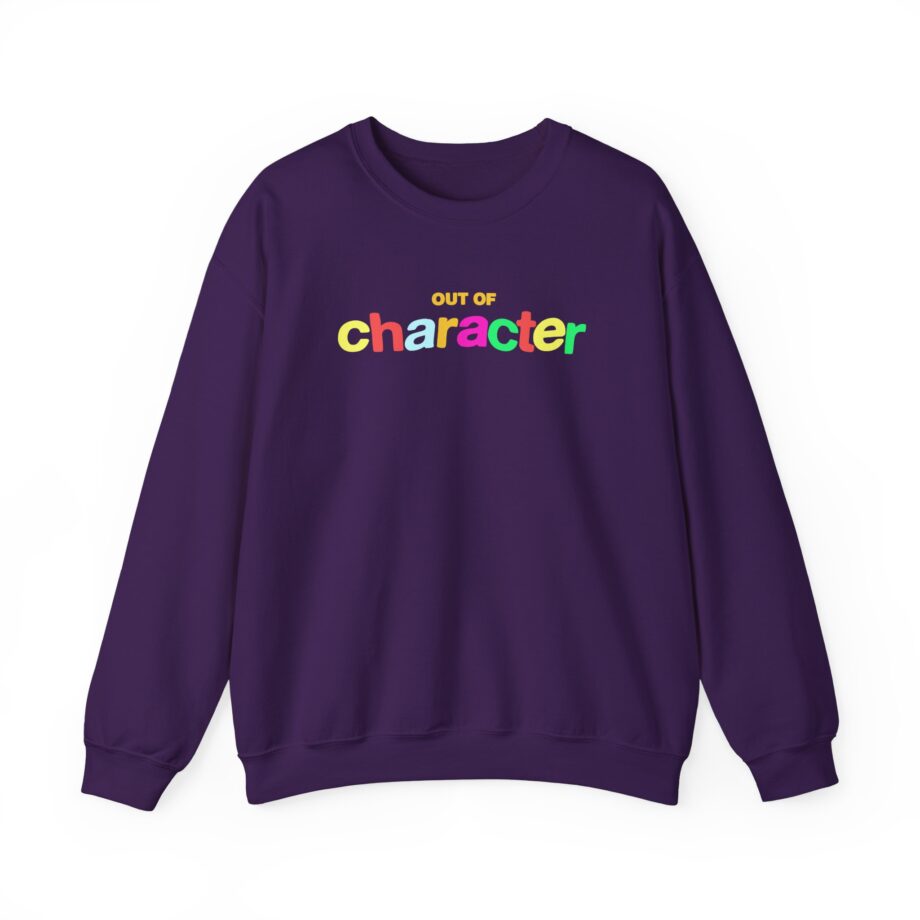 Slushy Noobz  Out Of Character Unisex Heavy Blend Crewneck Sweatshirt