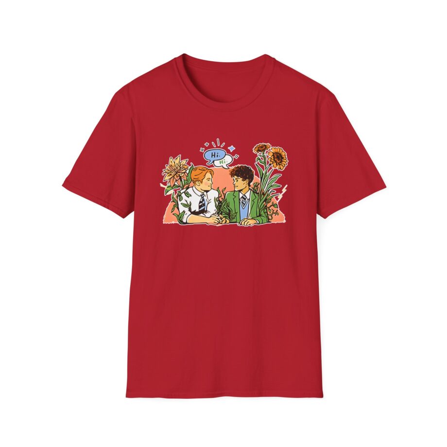 Heartstopper Nick & Charlie Unisex Softstyle T-Shirt